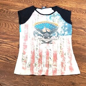 Harley Davidson Women TShirt Size Large